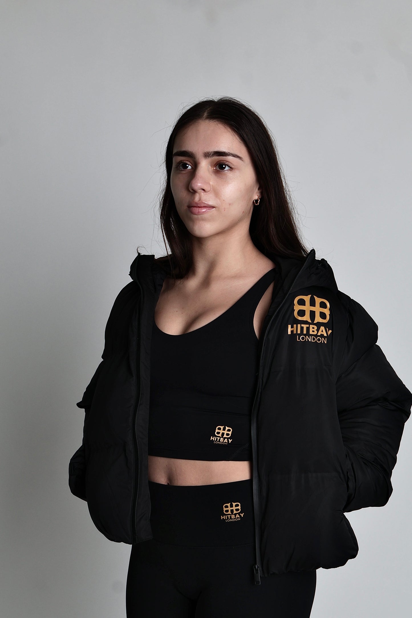 Premium crop Puffer Jacket — Women